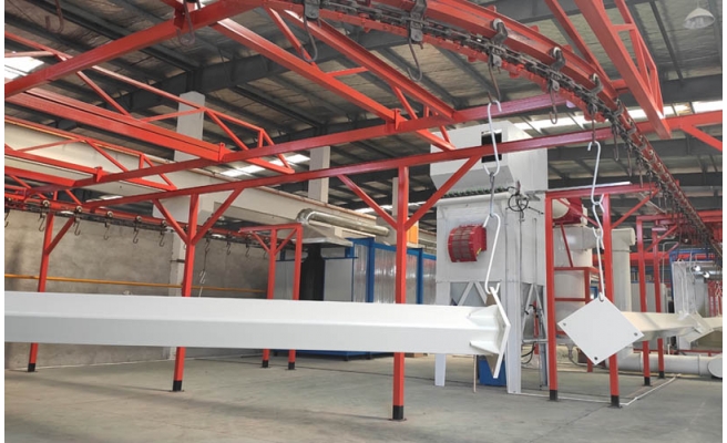 張家港無錫靜電噴塑 噴漆噴塑生產線